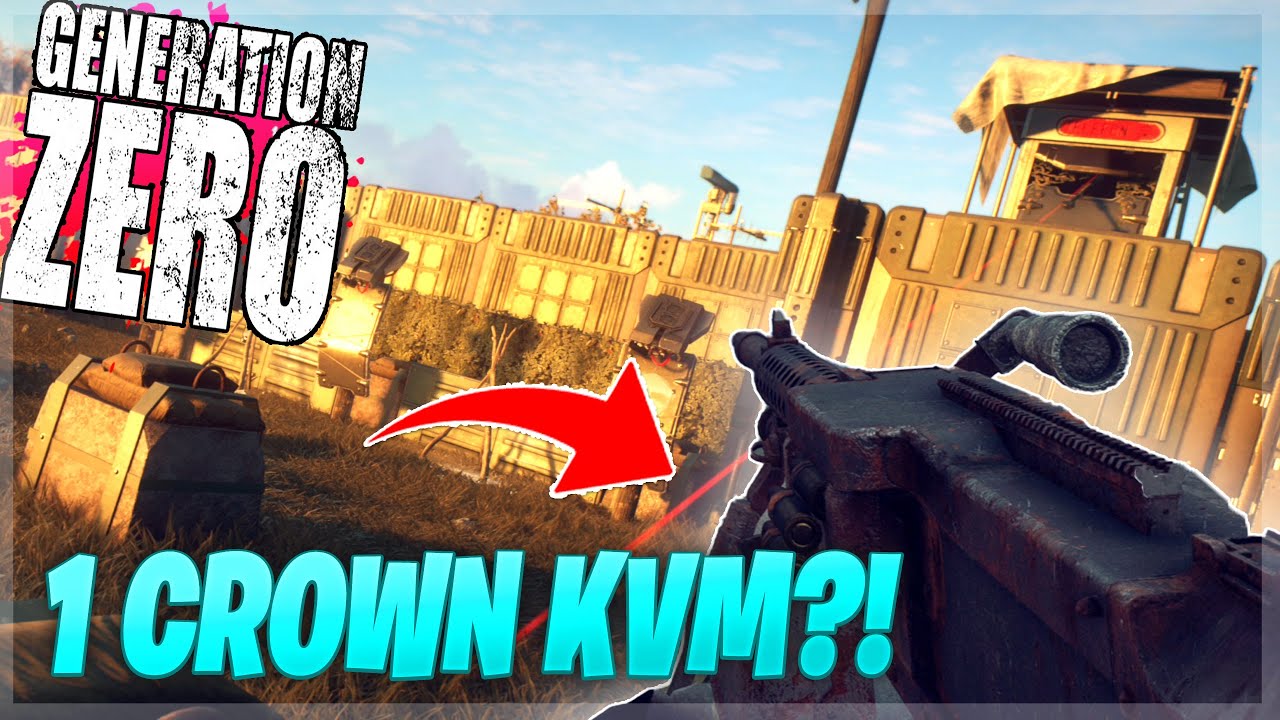 1 Crown Weapon Vs HARDEST Base Defence In Generation Zero!