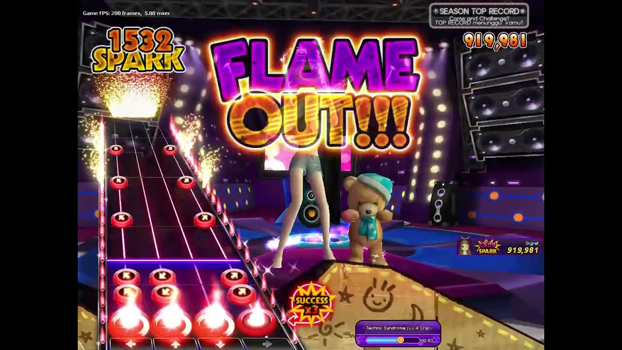The Fiery Concert - Niall Stenson - Techno Syndrome lvl4 with flame out