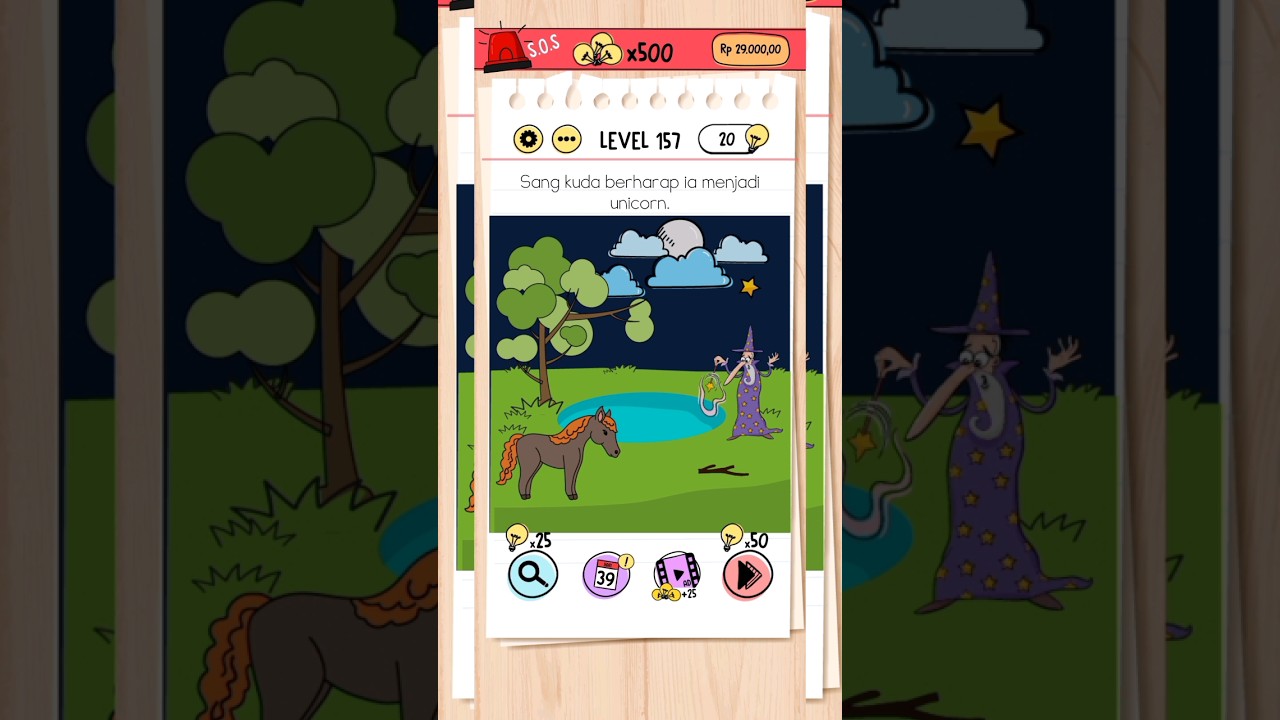 penyihir abal-abal, game brain test level 157 #braintest #shorts #shortsfeed #gaming