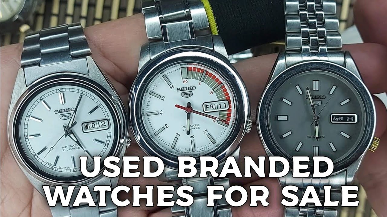 Used Branded Watches For Sale In Pakistan | ceelifemedia | seiko5 | Automatic | Vintage | Preownned