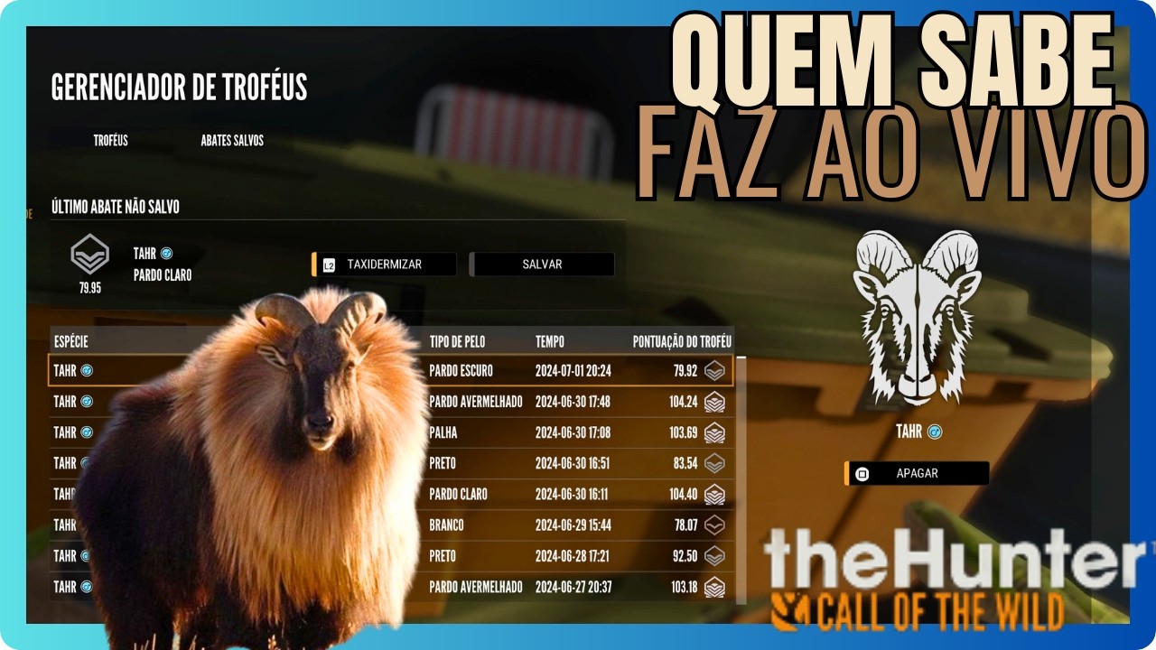 COMEÇANDO O GRIND DE TAHR  COM ALIMENTADORES- THE HUNTER CALL OF THE WILD #greatone #cotw #ps5
