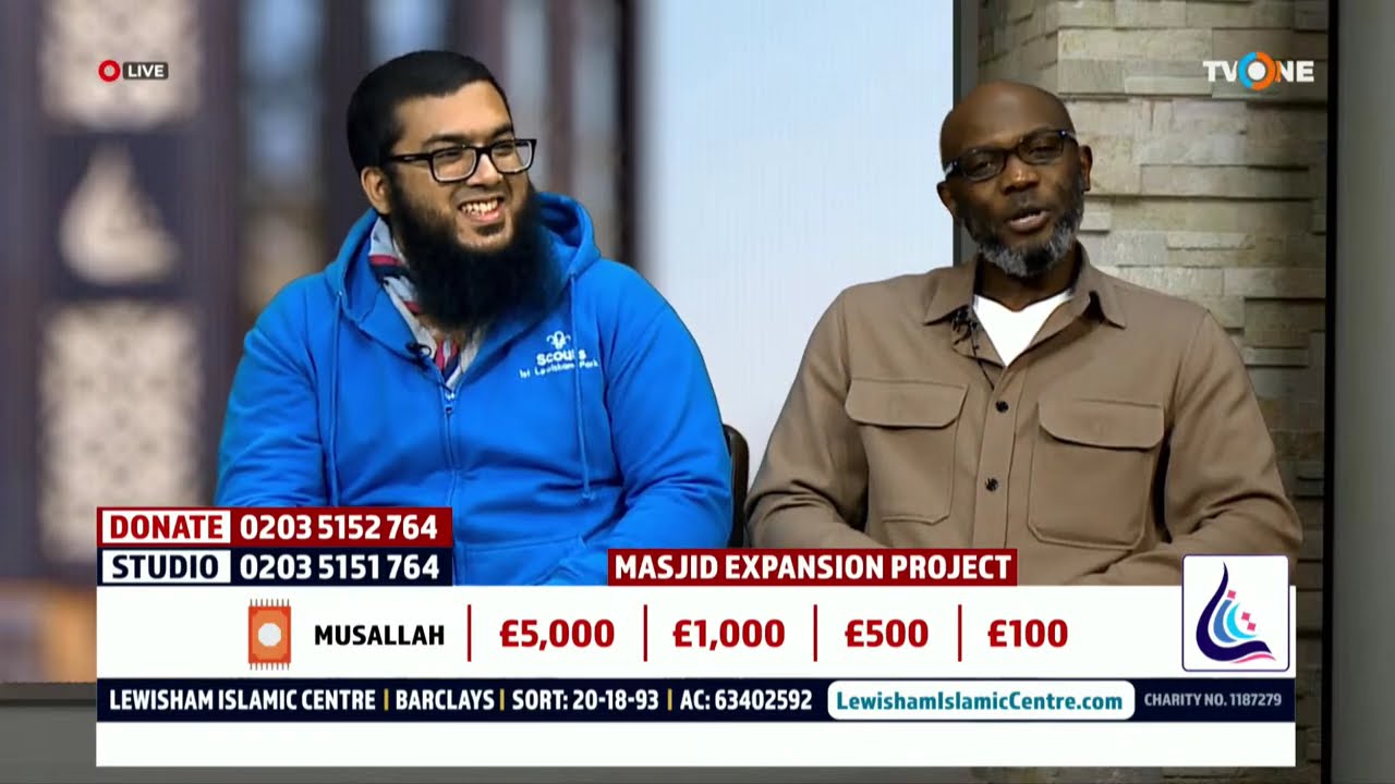Live Charity Appeal with Lewishham Islamic Centre