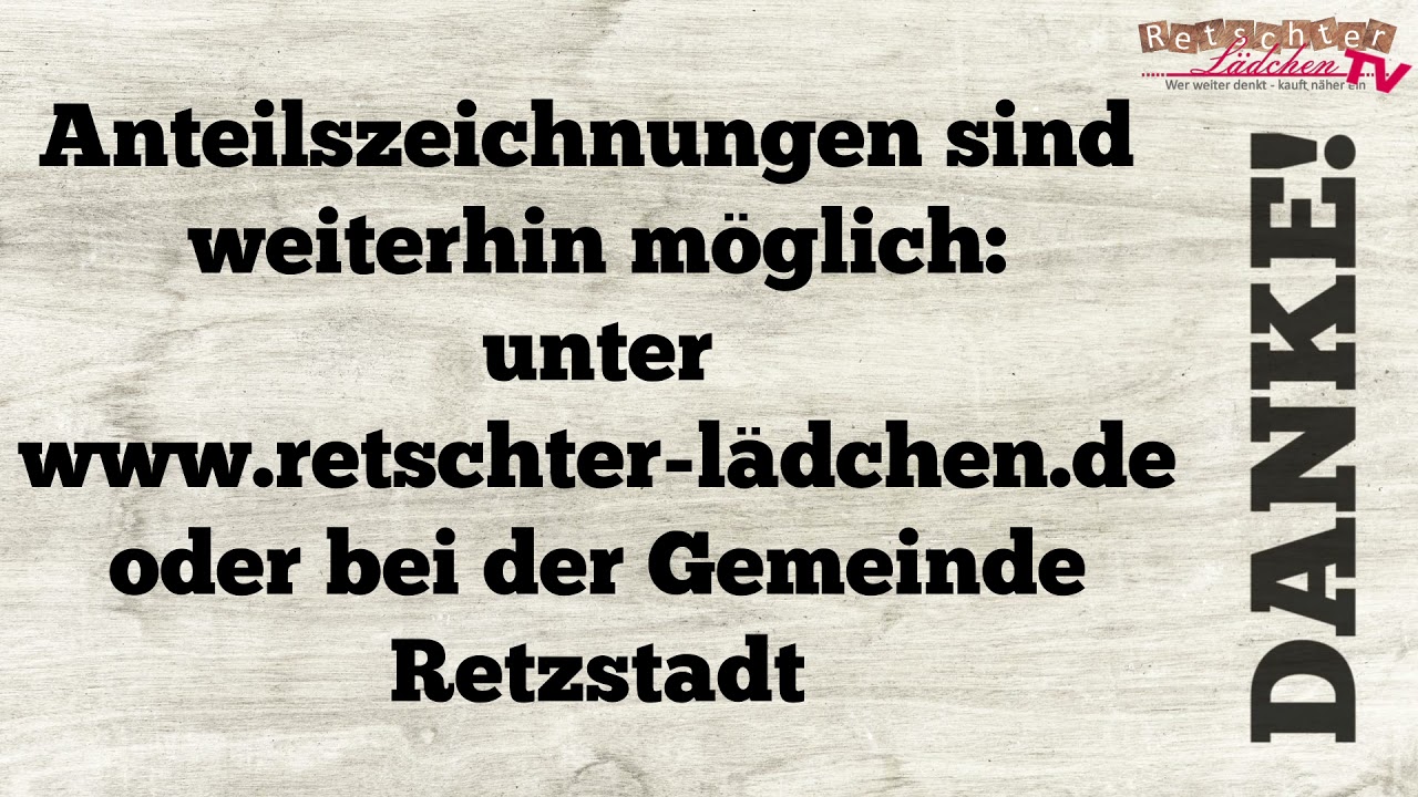Retschter Lädchen TV - Philisophie und Informationen