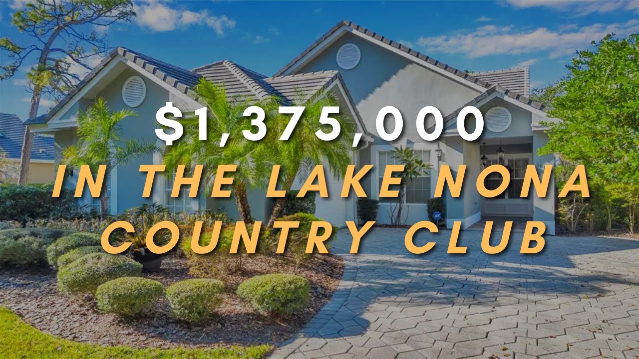 Lake Nona Country Club Home For Less Than $2,000,000