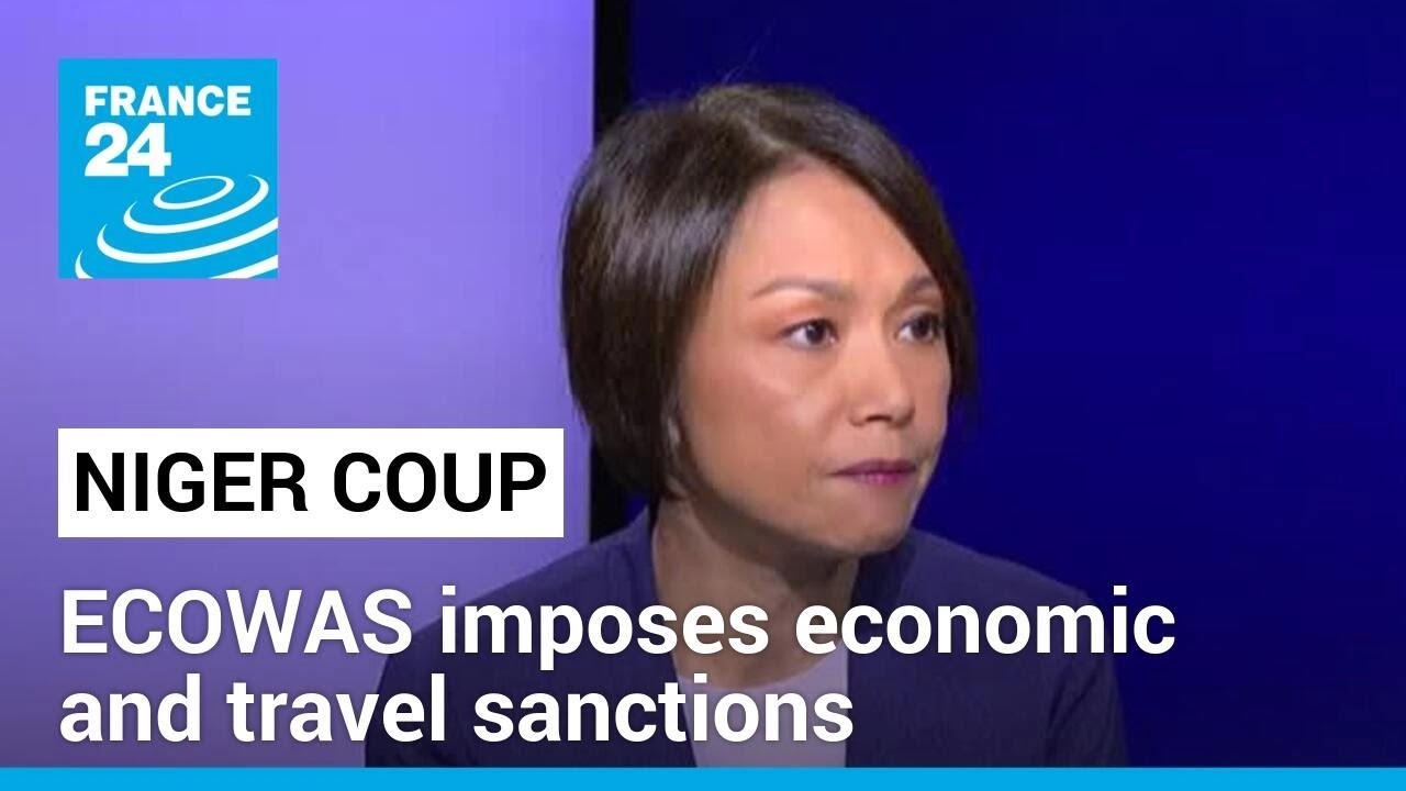 Niger coup: ECOWAS imposes economic and travel sanctions &bull; FRANCE 24 English