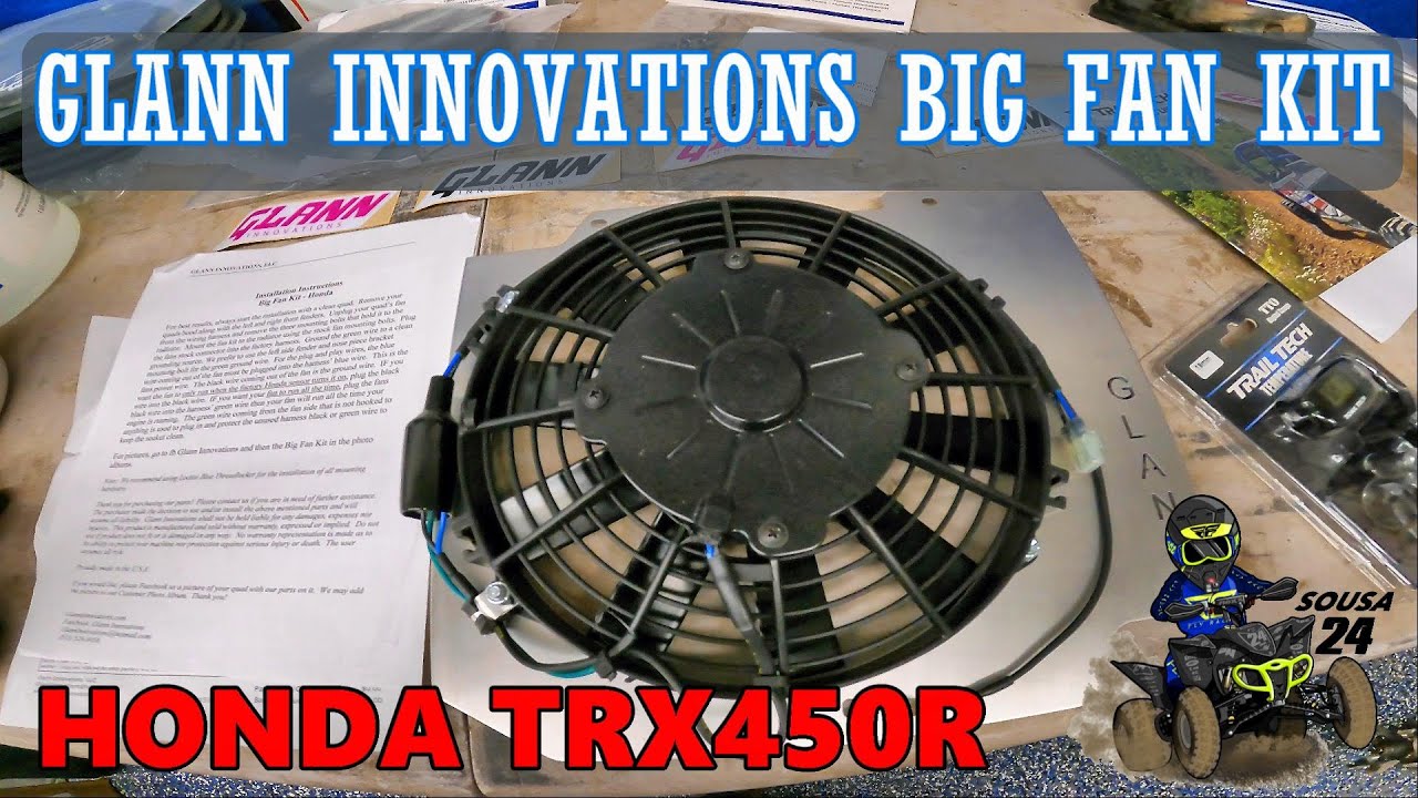 GLANN INNOVATIONS BIG FAN KIT  -  HONDA TRX450R
