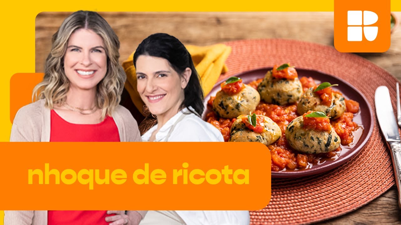 Nhoque de ricota com berinjela e espinafre | Rita Lobo | Cozinha Prática
