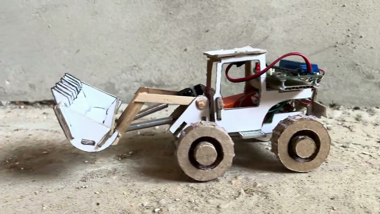 Cardboard Bulldozer 3D Puzzle: Complete Overview and Build
