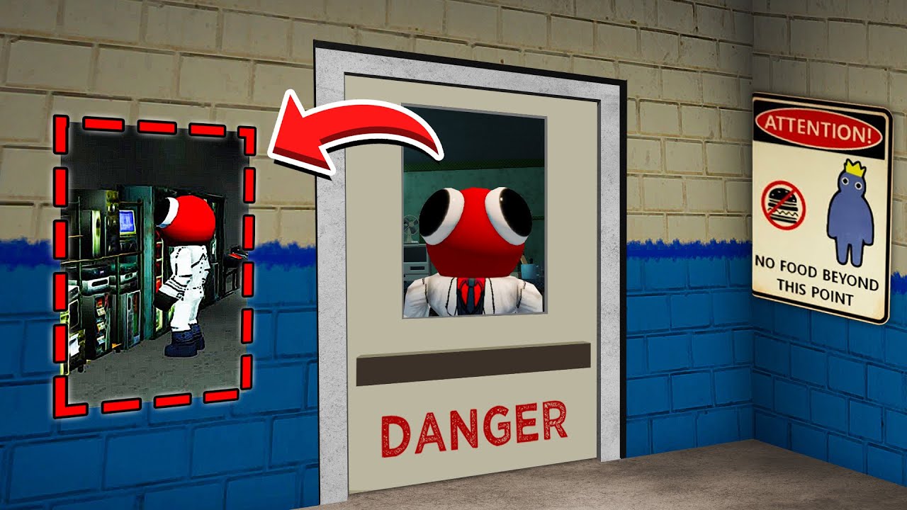 What's Inside RED'S SECRET ROOM in Rainbow Friends
