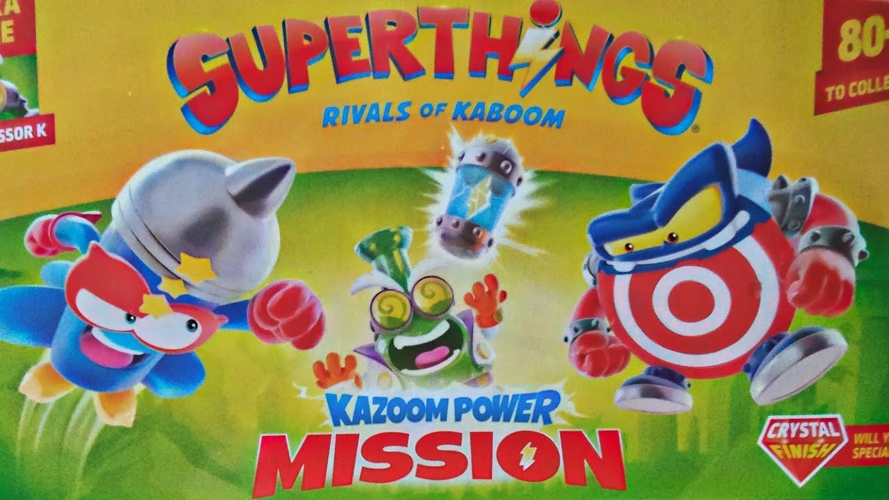 Unboxing caja 25 sobres Superthings Kazoom Power Mission