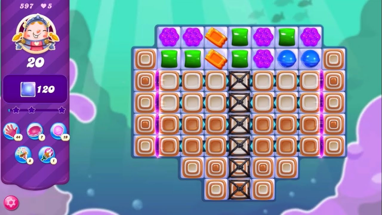 Candy Crush Saga Level 597 (NO BOOSTERS)