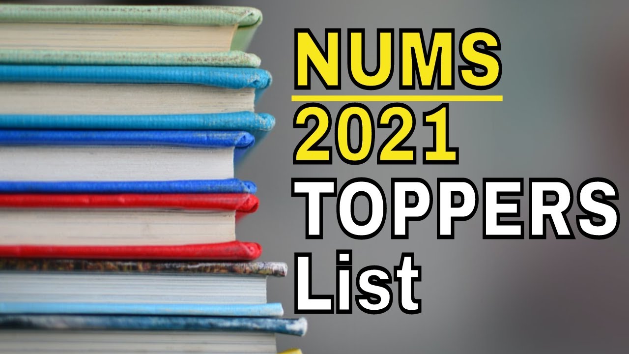 NUMS 2021 Toppers | complete analysis |# bellatv