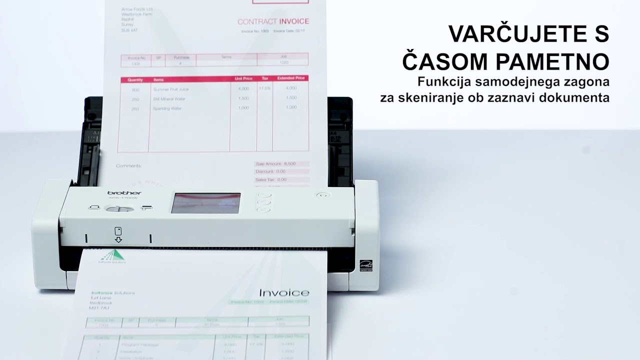 Brother kompaktni skener ADS -1700W - slovensko