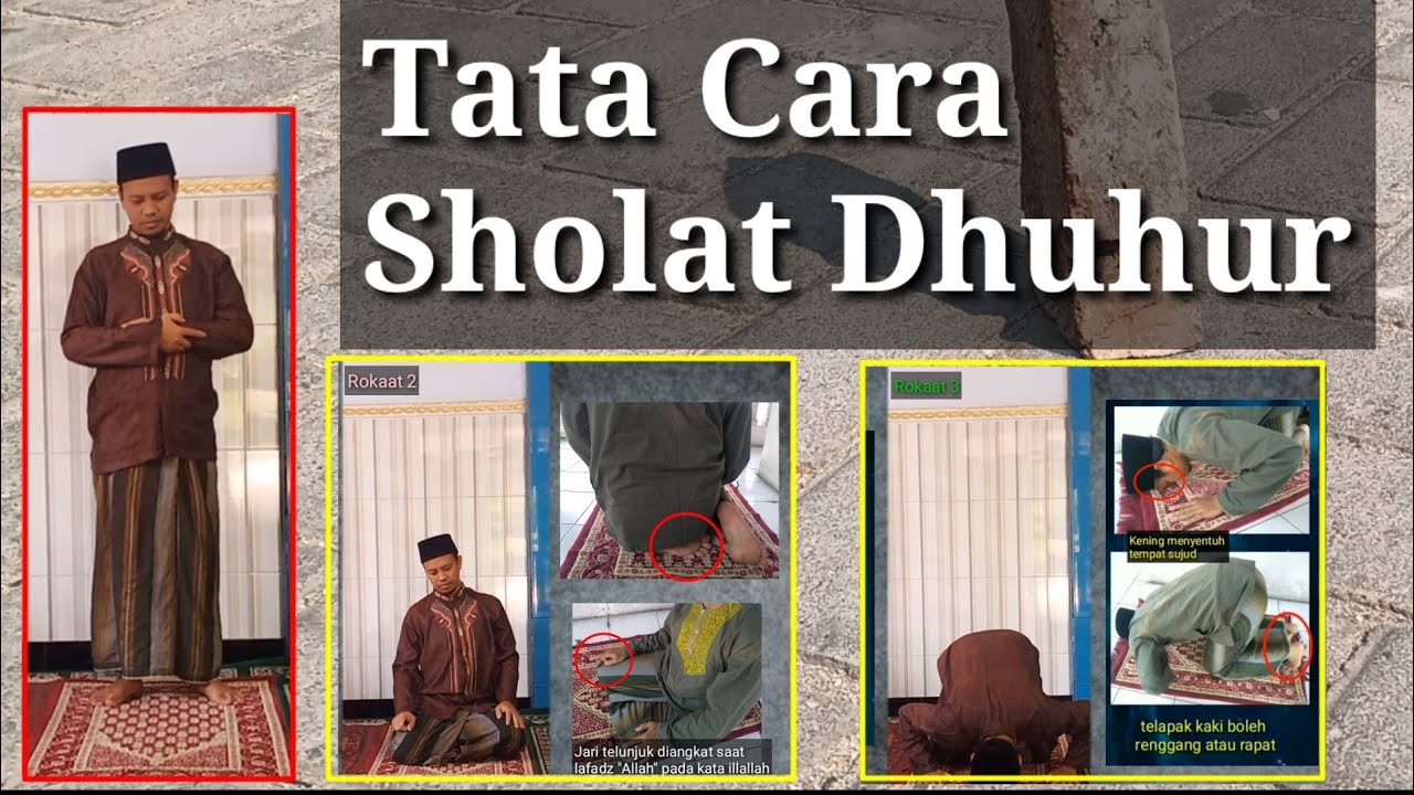 Tata Cara Sholat Dhuhur