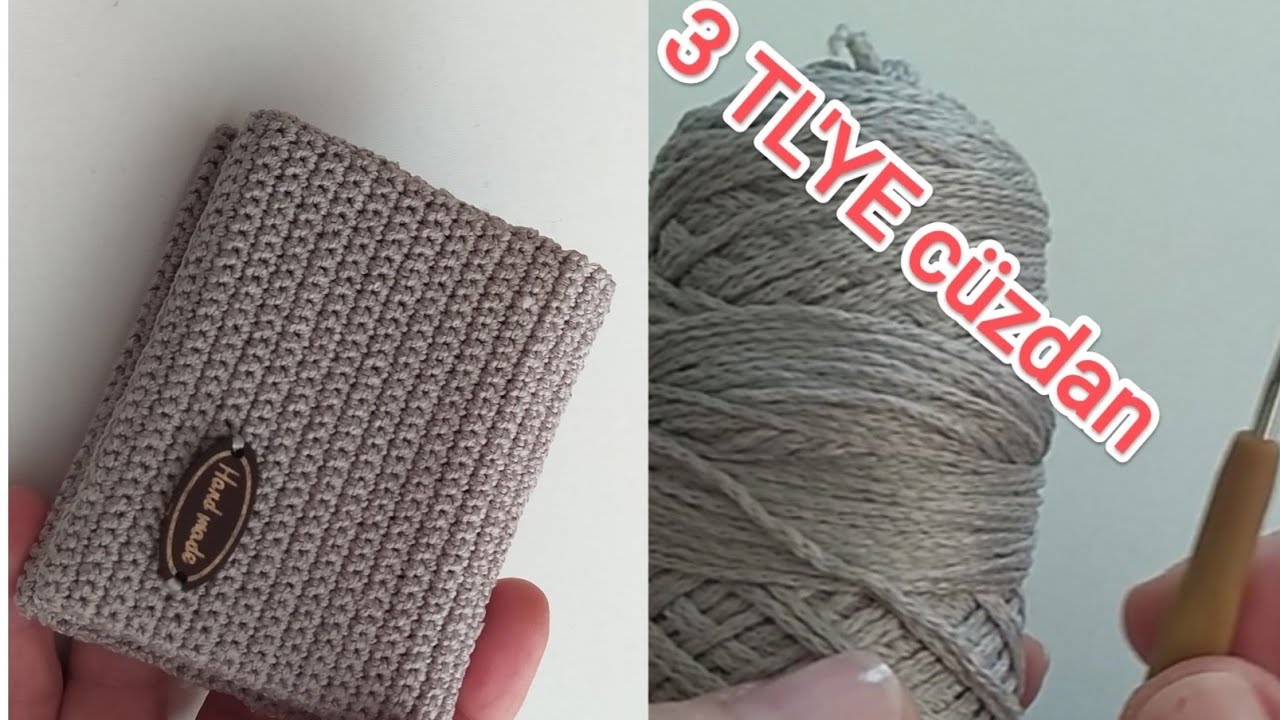 3 TL LİK İPLE HARİKA  TIĞ İŞİ CÜZDAN   MODELİ...