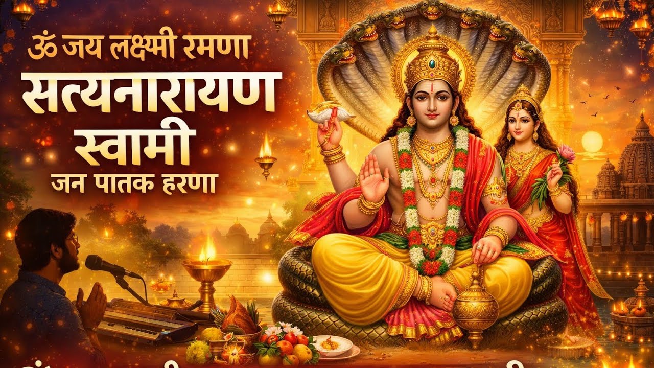 ॐ जय लक्ष्मी रमणा | सत्यनारायण स्वामी भजन | Om Jai Lakshmi Ramana | Satyanarayan Bhagwan Bhakti Song