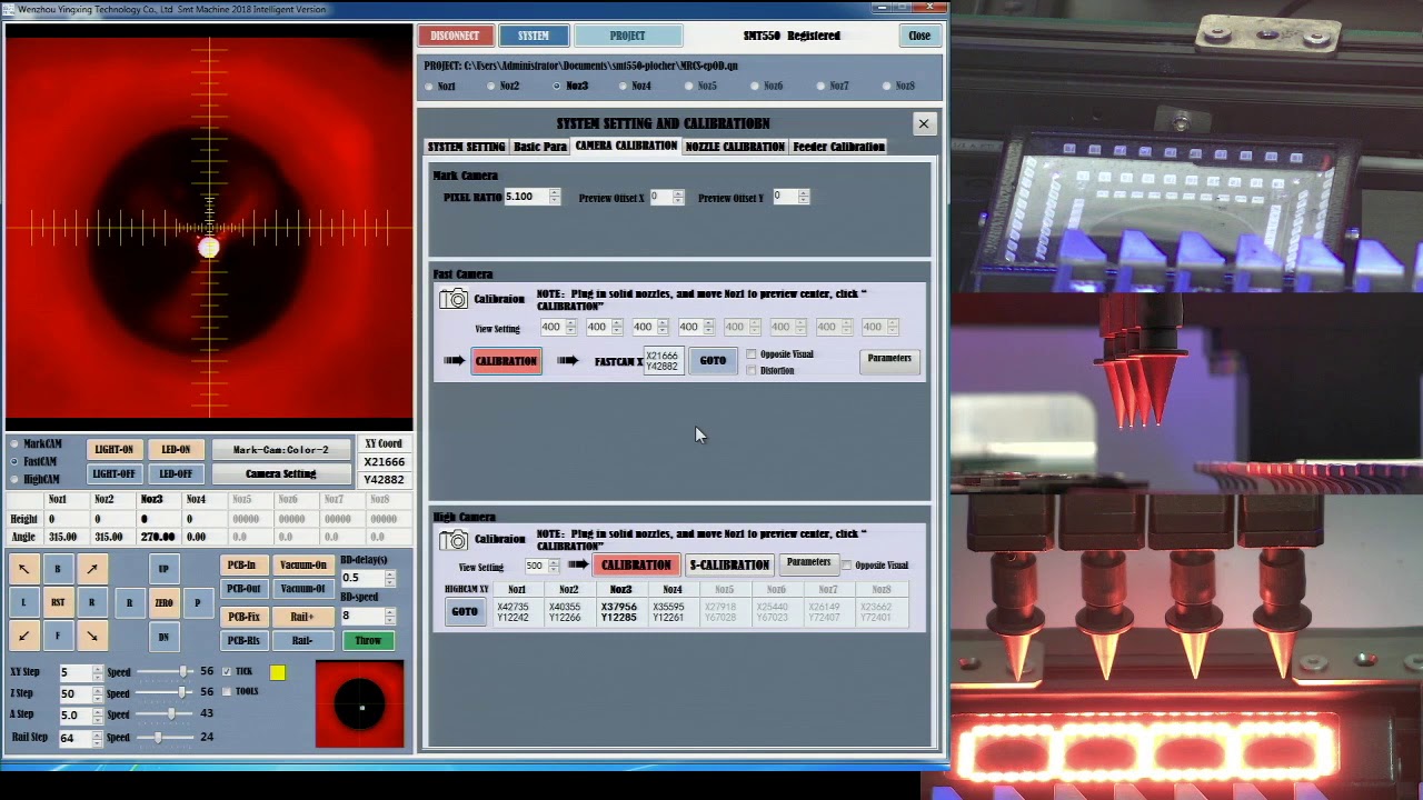 SPCoast SMT550 Setup: Camera Calibration