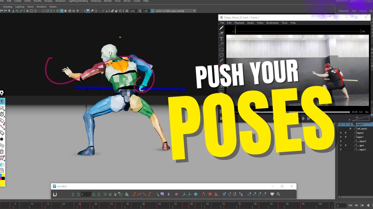 Pushing Poses Further in 3D