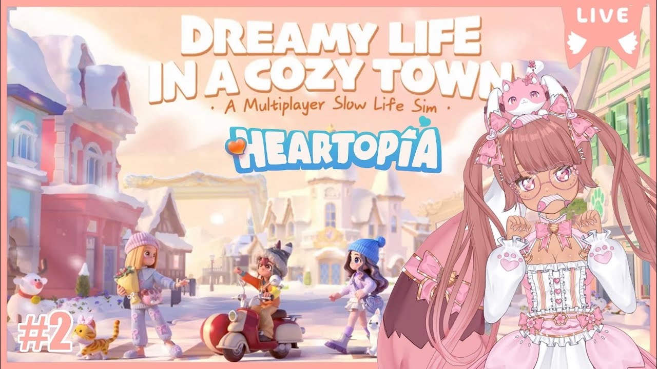 【HEARTOPIA - PART 1 (2/2)】Continuing Our Adventures in Heartopia! 💘 Making Friends and Decorating! 🎀