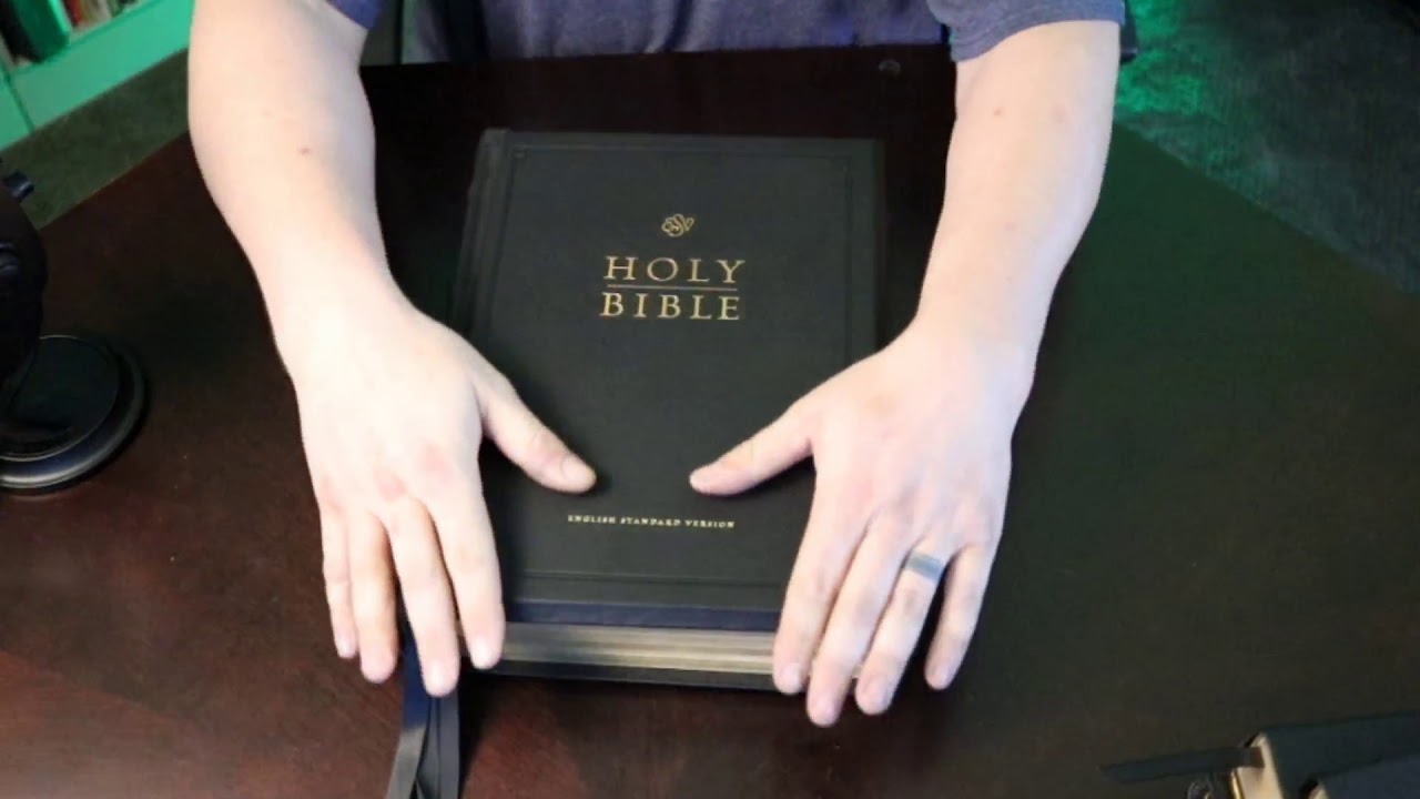 UNBOXING the ENORMOUS ESV Pulpit Bible!!!  Biggest Premium ESV Bible Made!
