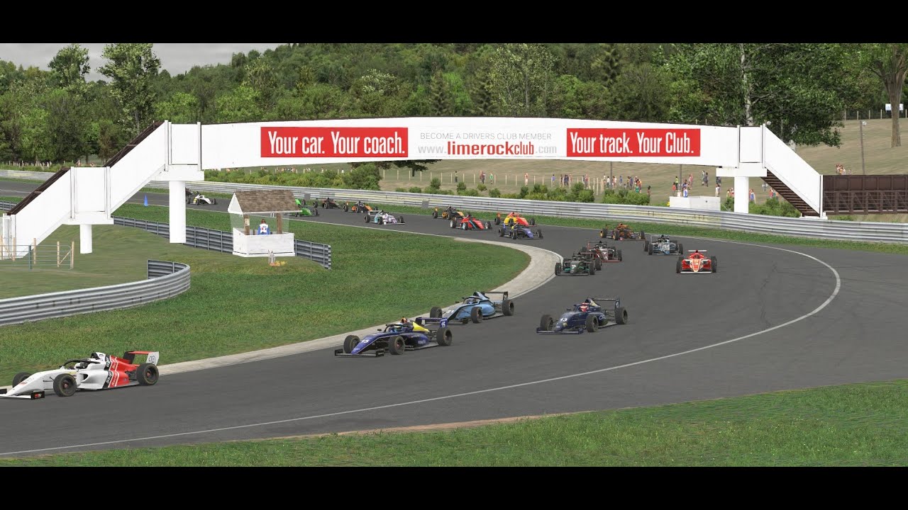 iRacing Motorsport Simulator - FIA F4 - Lime Rock Grand Prix - 20 min race