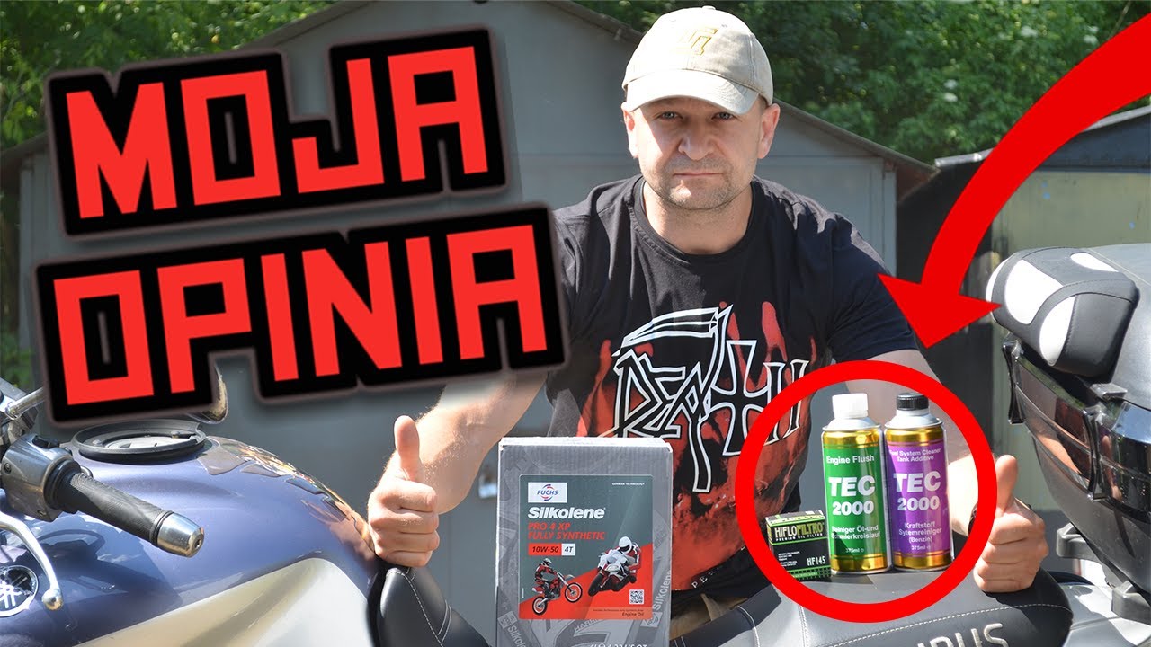 YAMAHA BT 1100 BULLDOG - Wymiana oleju z płukaniem i środkiem do paliwa TEC2000. UWAGA NA ŚRÓBY !!!