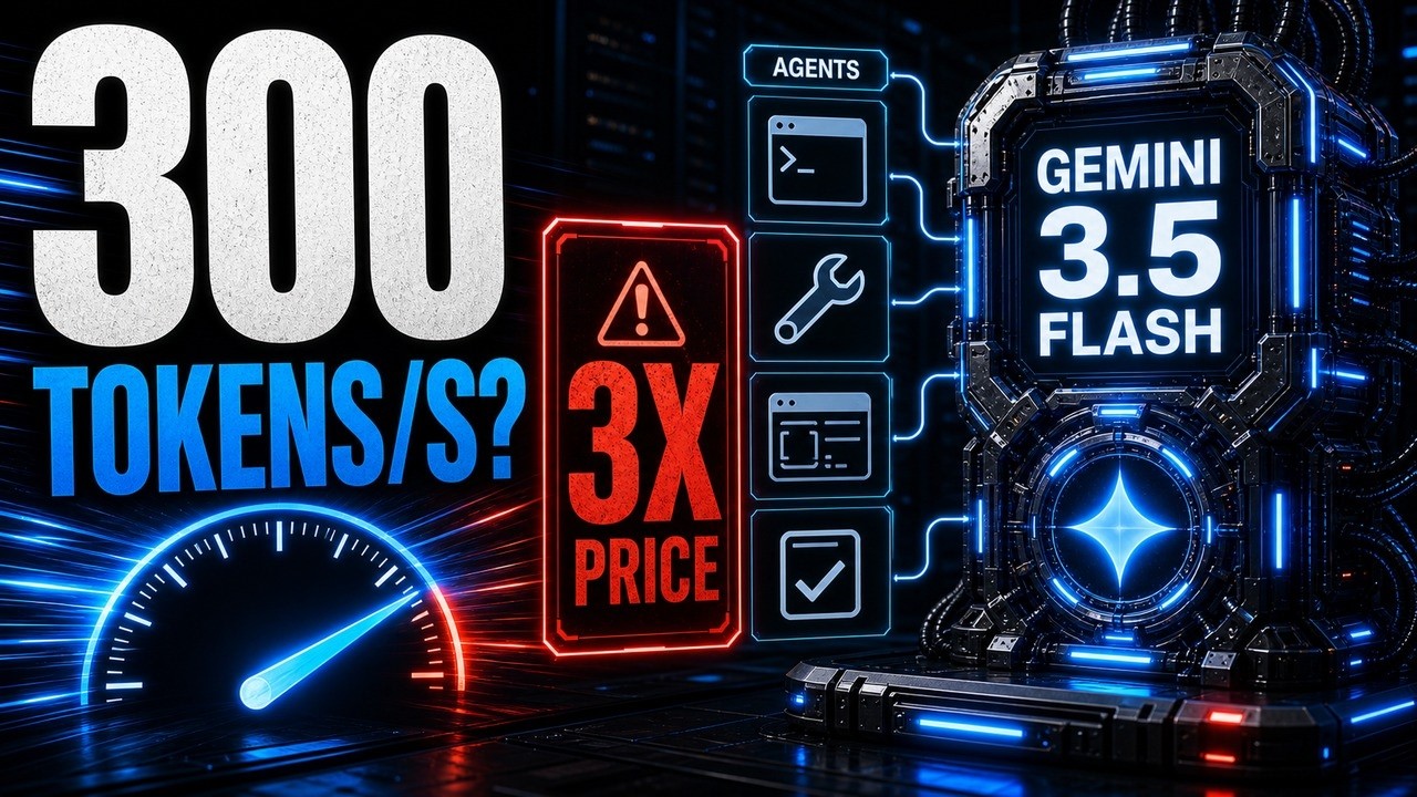 Обзор Gemini 3.5 Flash: 300 токенов в секунду, но цена в 3 раза выше?