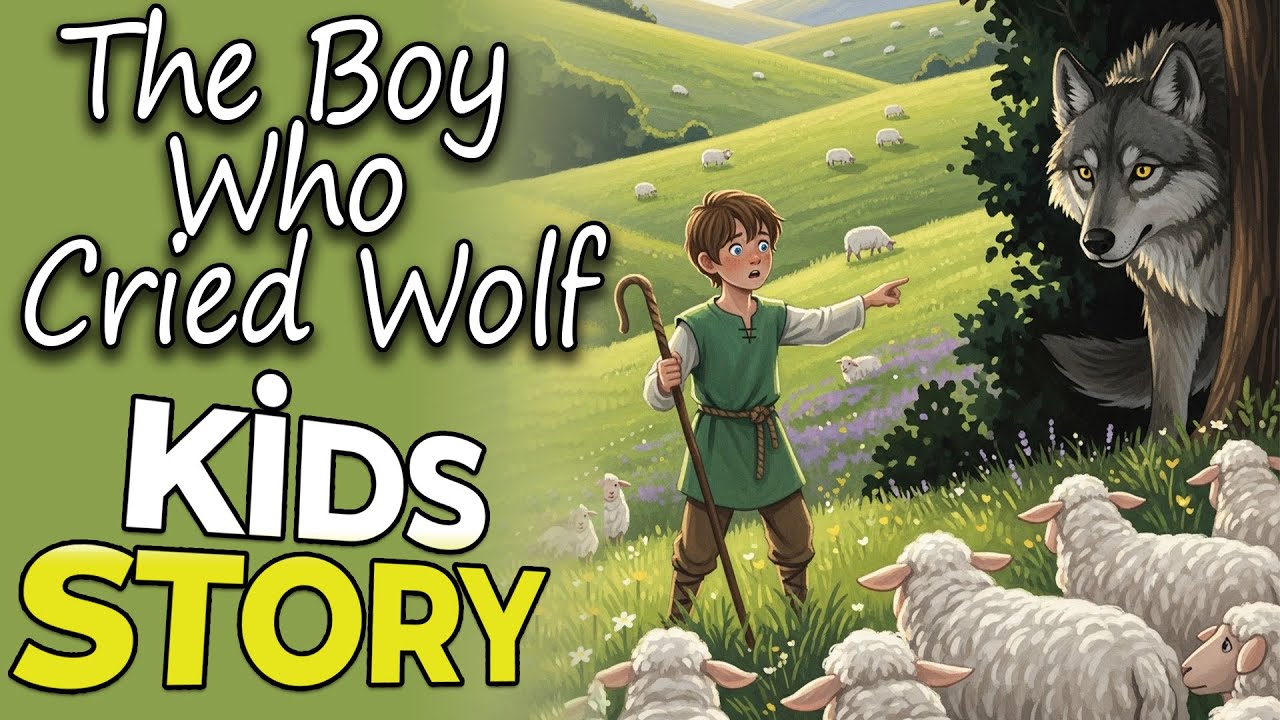 Kids Story with Pictures | The Boy Who Cried Wolf