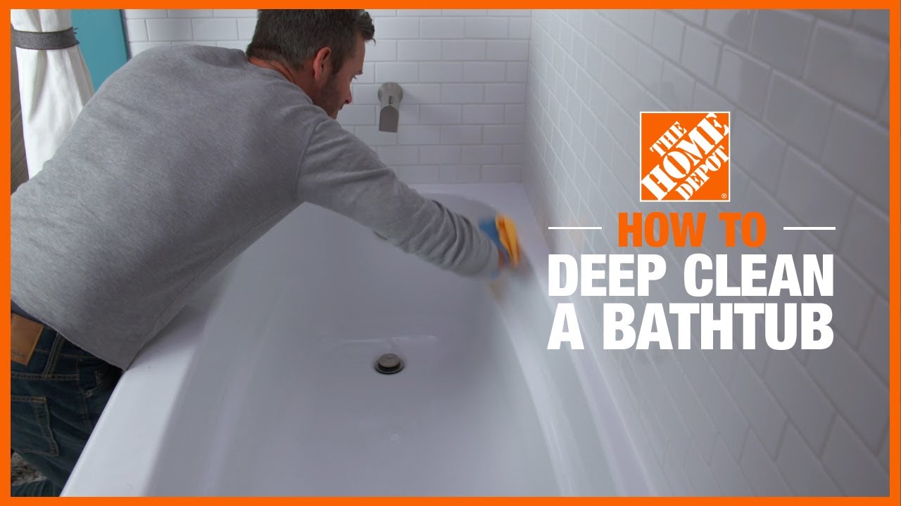 How to Deep Clean a Bath | Cleaning Tips | The Home Depot