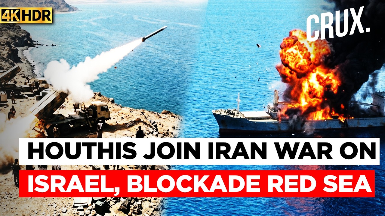 Houthis Hit Israel, Declare Red Sea Blockade, Iran Threatens To Choke Bab el-Mandeb After Hormuz |4k