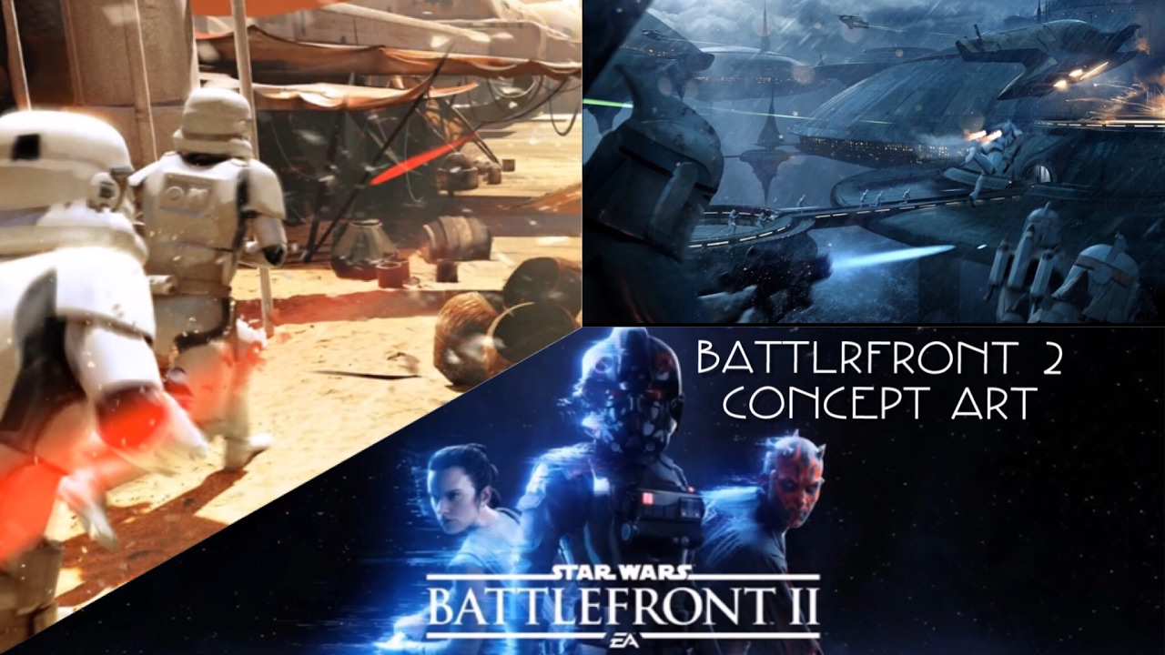 ALL OFFICIAL STAR WARS BATTLEFRONT 2 CONCEPT ART SO FAR!!!