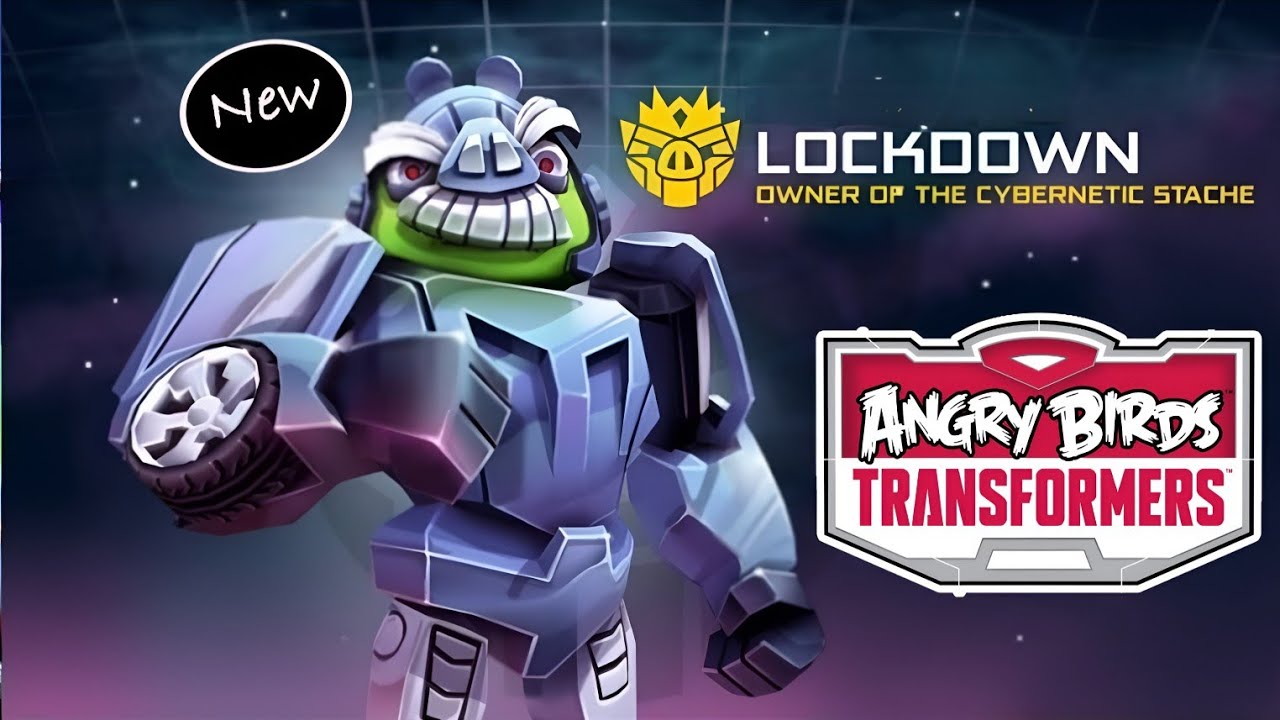ANGRY BIRDS TRANSFORMERS🔥ll UNLOCK NEW ROBOT🤖ll LOCKDOWN 😈