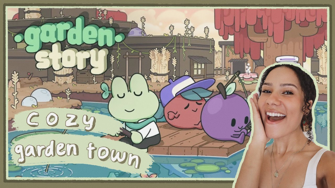Trying Garden Story - cute lil' grape just vibin