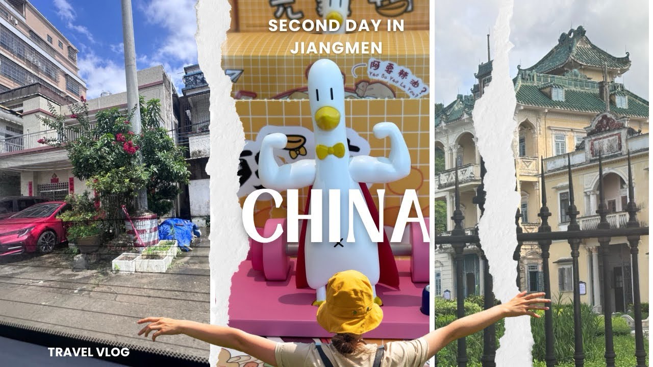 Day 2 in Jiangmen 🇨🇳 | Exploring Kaiping & the Famous Diaolou [2025]