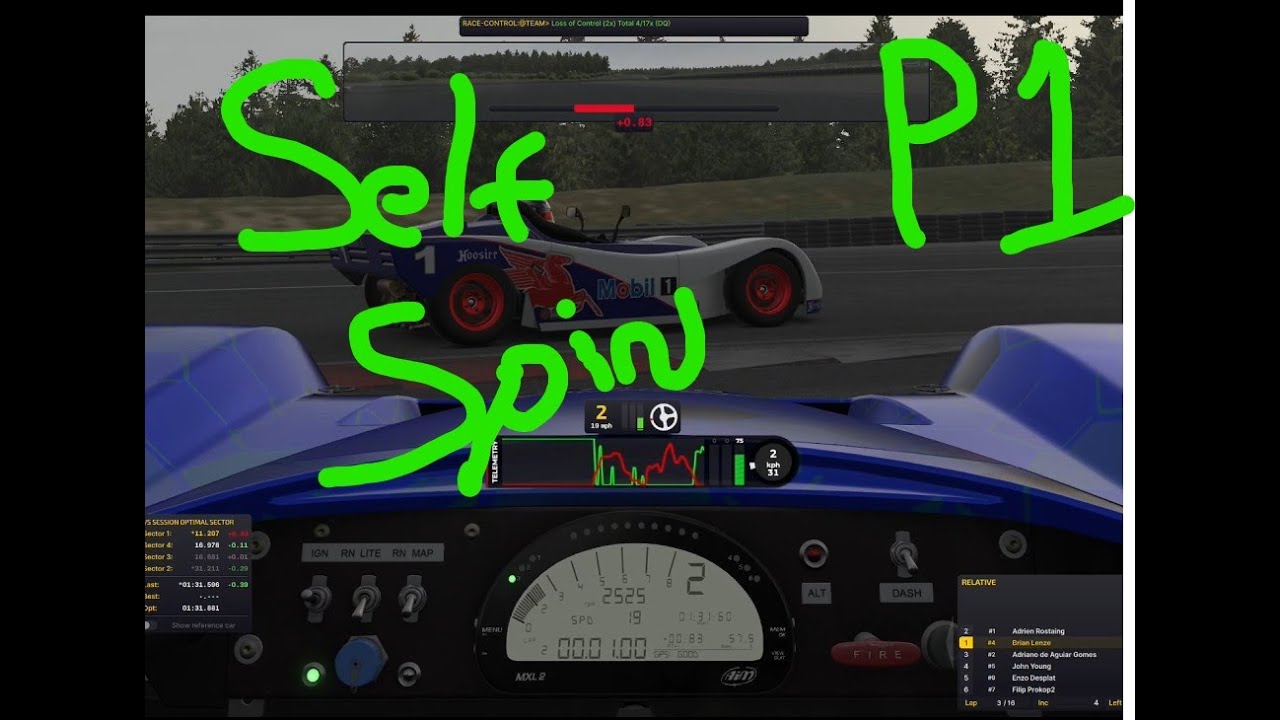 iRacing 2026S1 Spec Race Ford Challenge -Rudskogen Motorsenter - Un-intentional Last to First? 2nd.