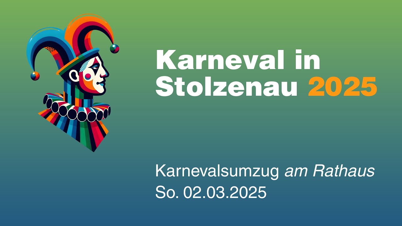 Karneval in Stolzenau 2025: Karnevalsumzug am Rathaus 02.03.2025