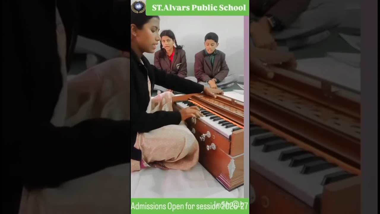 A sneak peek into today's music class