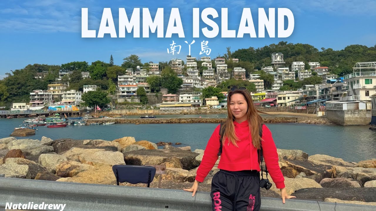 Hong Kong Vlog - LAMMA ISLAND 南丫島 - Surreal Getaway - Windmill, Small Shops, Beaches, Cafe, Snacks