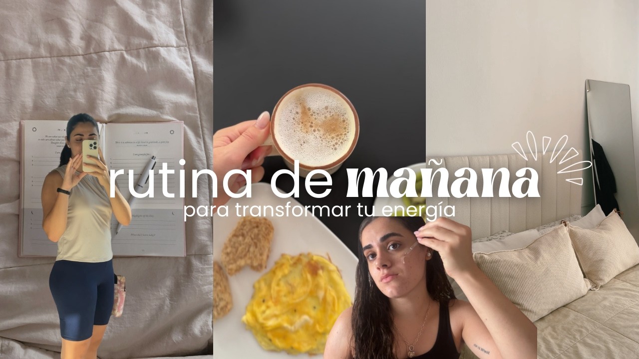 Rutina de mañana para retomar hábitos ✨ workout, skincare & organización