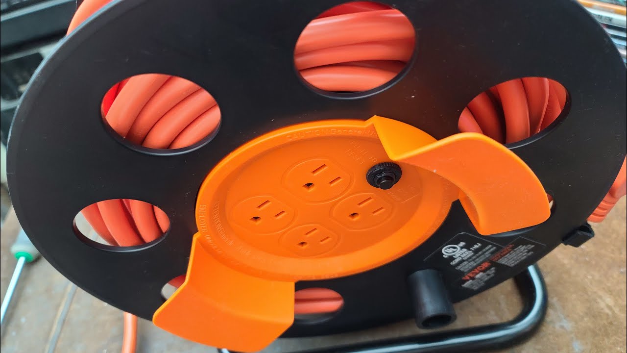 Vevor 12 Gauge 100 Ft Extension Cord Power Tap Reel Review