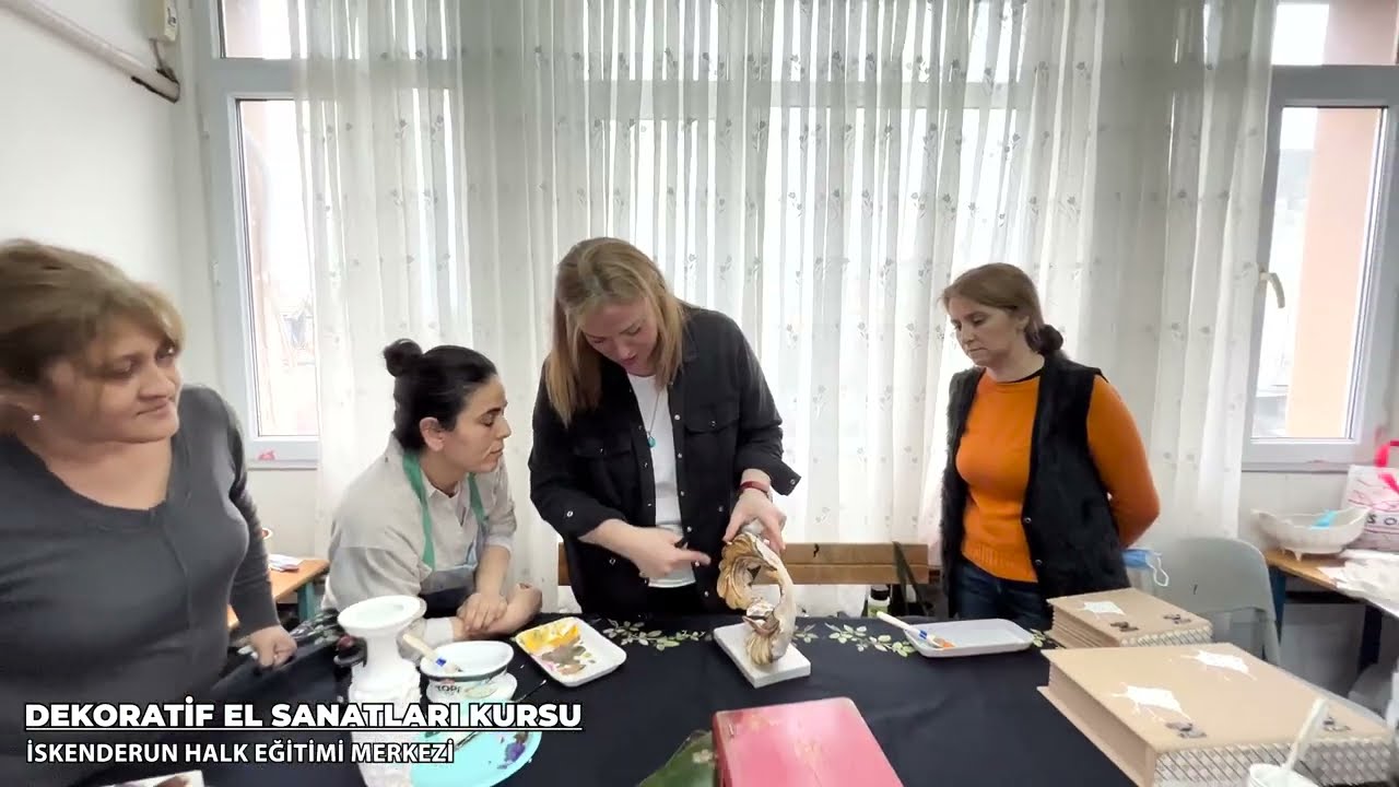 Dekoratif El Sanatları Kursu - İskenderun Halk Eğitimi Merkezi