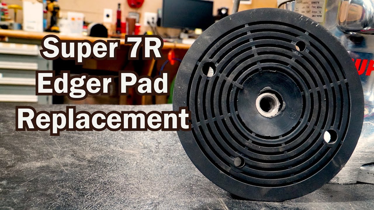 How To Replace The Edger Pad On The American Sanders Super 7R | City Floor Supply