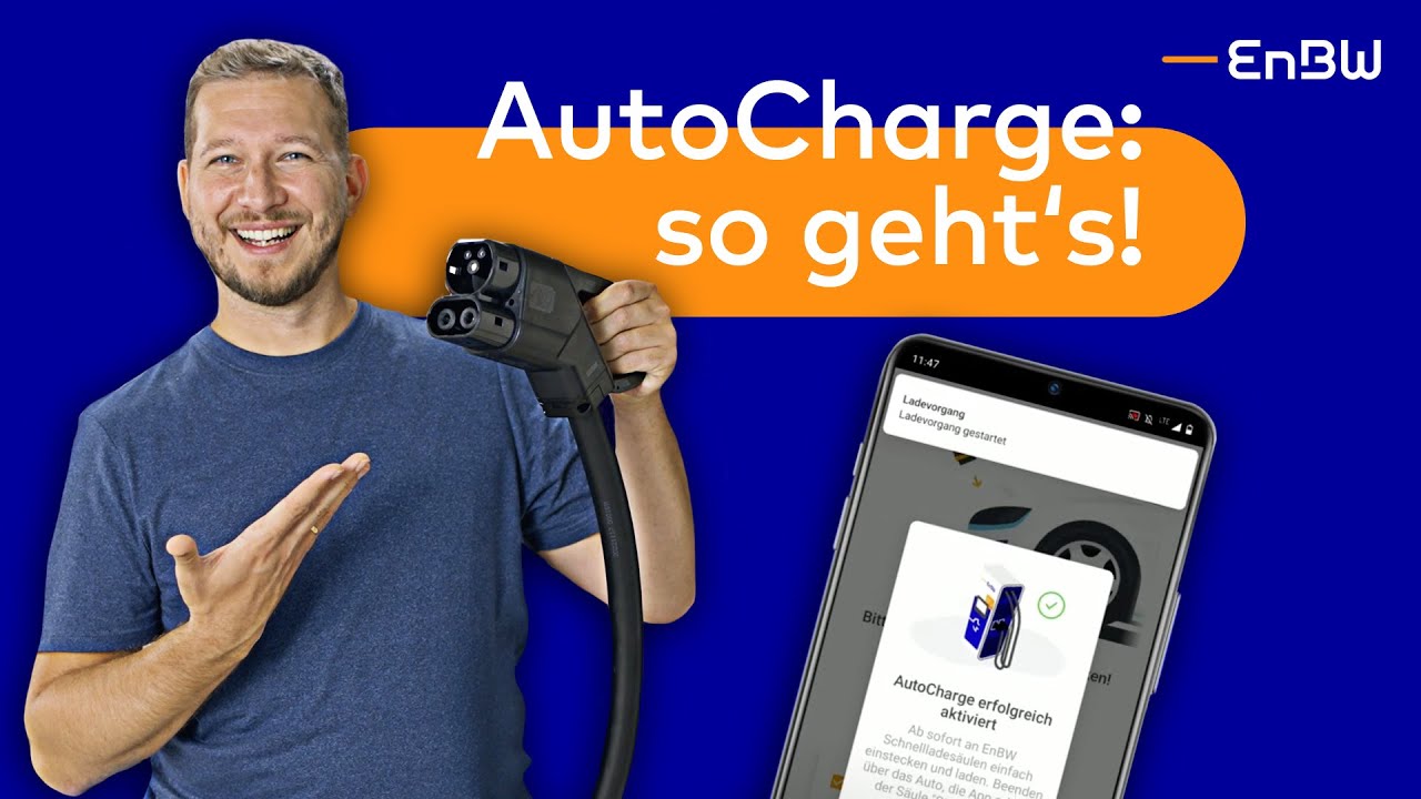 E-Autos automatisch laden mit AutoCharge - So geht's 🚗⚡| EnBW E-Wissen