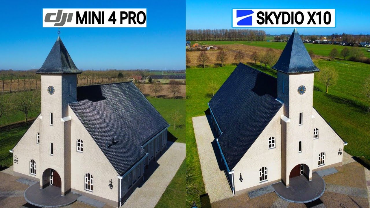 Dji Mini 4 Pro Vs Skydio X10 Camera Test Comparison