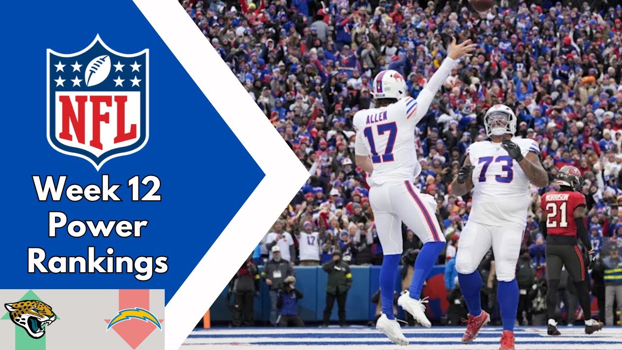 NFL Power Rankings Week 12 // 2025
