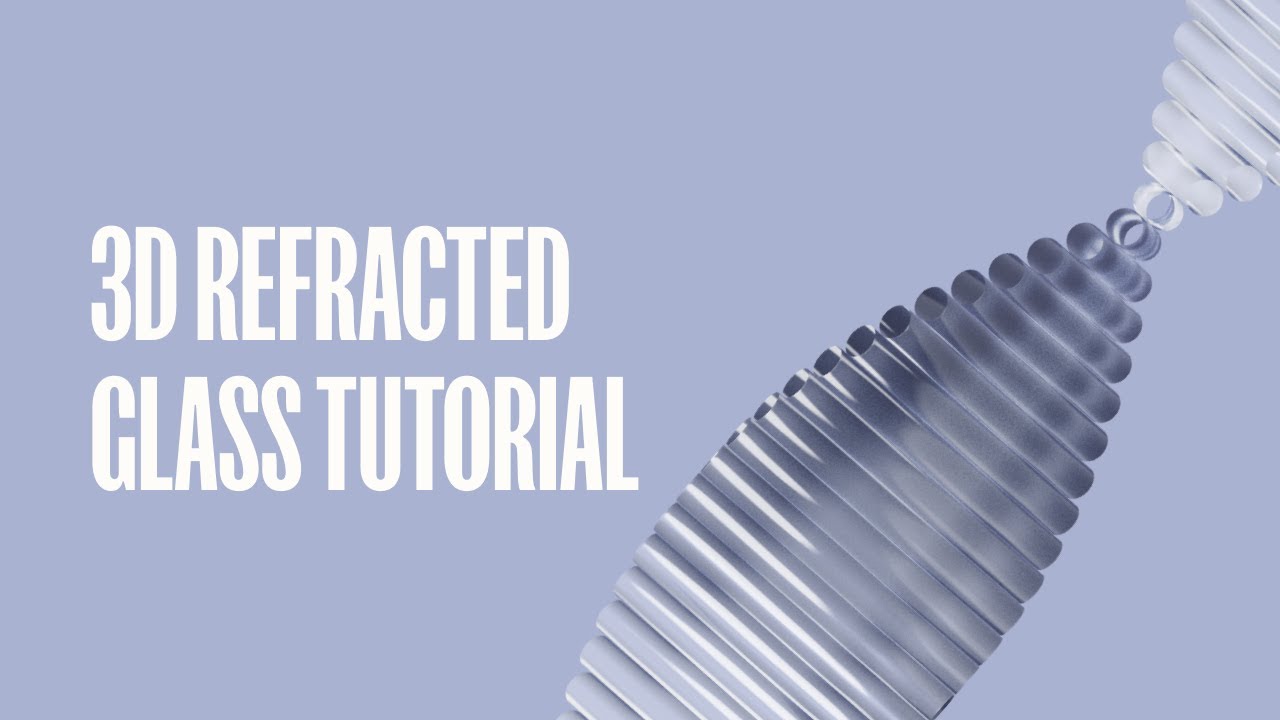 3D Reflective Glass: Spline Tutorial For Beginners