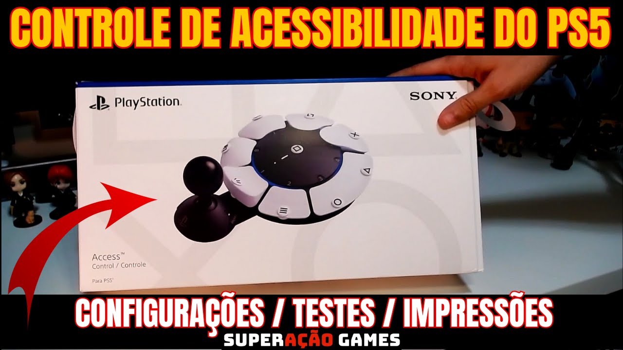 Controle Access PS5 Configurações, testes e primeiras impressões
