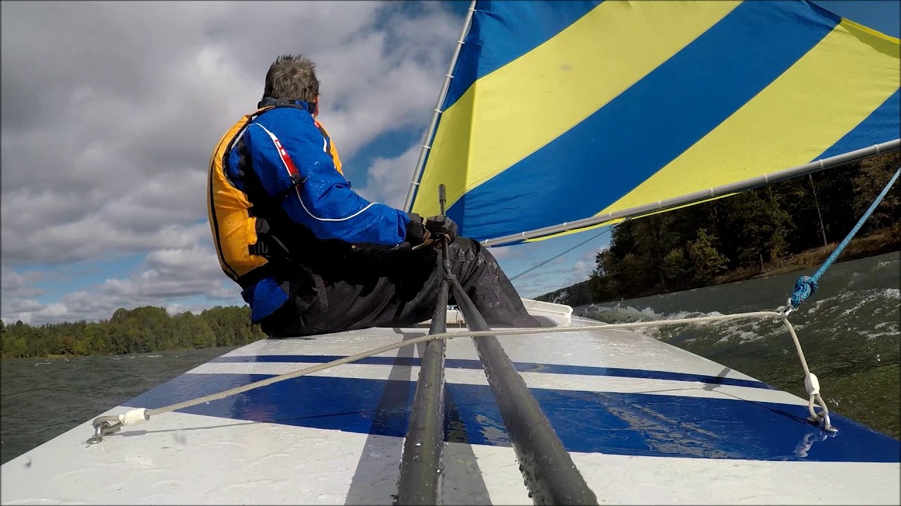 Sunfish Sailing at Black Hill Regional Park, October 2018