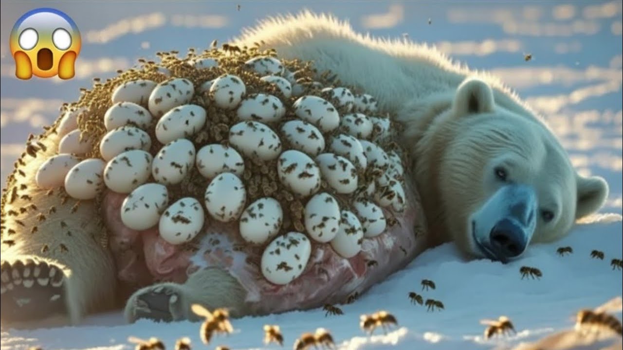 SHOCKING Rescue ⁉️ Frozen Polar Bear Found Near a Mysterious Egg | Emotional SAR Mission | meoww ai 