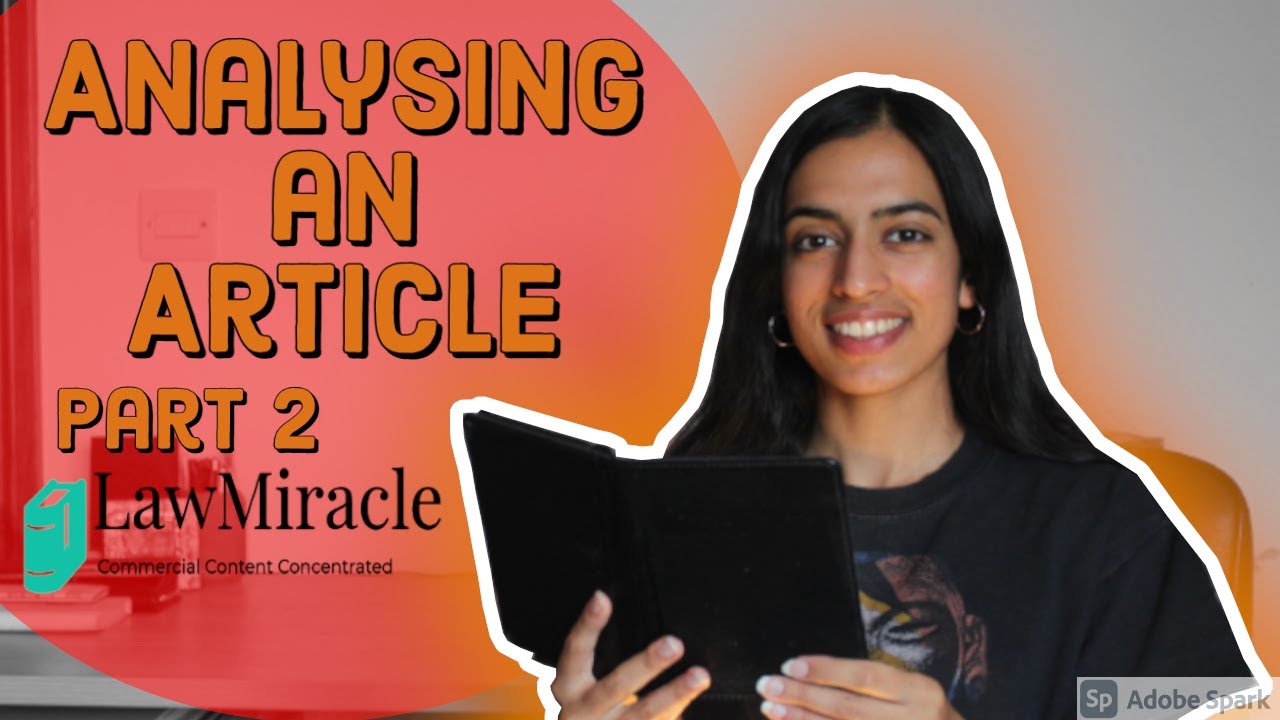 let's analyse an article TOGETHER | Part 2 | Collab with LawMiracle